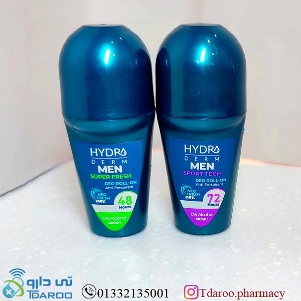 هیدرودرم رول ضد تعریق آقایان/HYDRODERM DEO ROLL-ON/Roll/50ML