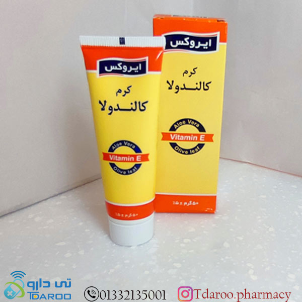 ایروکس کرم کالندولا/IROX CALENDULA CREAM  VITAMIN E/Cream/50GR
