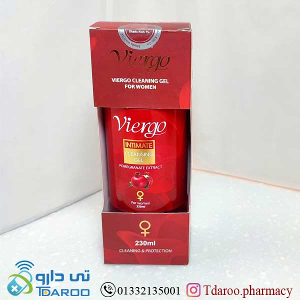 ژل بهداشتی بانوان ویرگو/ VIERGO CLEANSING GEL ALOE VERA EXTRACT INTIMATE/Gel/250ml