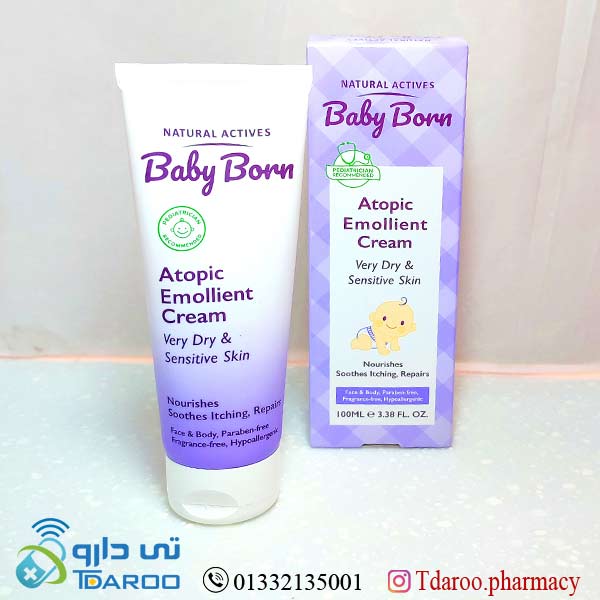 بیبی برن کرم نرم کننده پوست خیلی خشک / BABY BORN ATOPIC EMOLILIENT CREAM/Cream/100ML