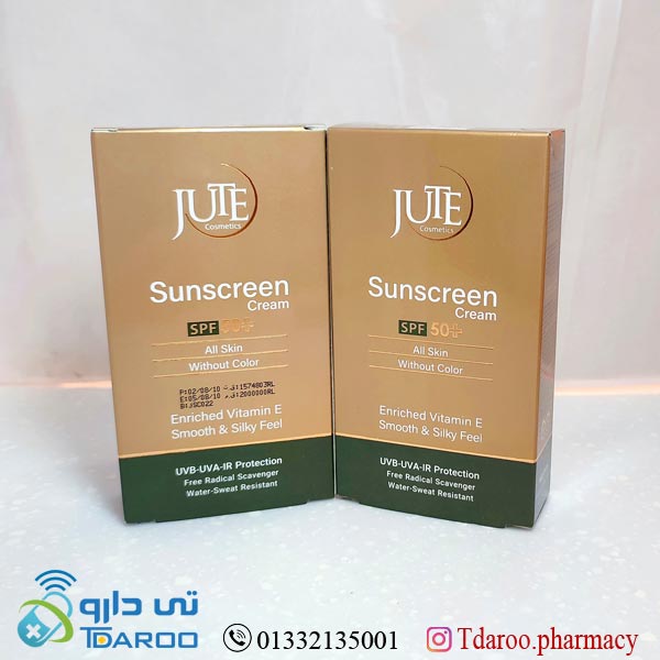 كرم ضدآفتاب انواع پوست  بی رنگ SPF+50