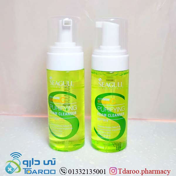 فوم شستوشو صورت حاوی ویتامینc سی گل/purifyng foam cleanser