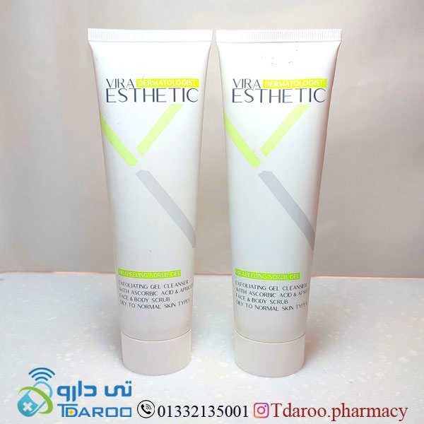 ویرااستتیك ژل اسكراب پوست صورت/ scrub gel30 VIRA ESTHETIC