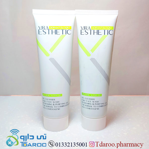 ویرااستتیك ژل شست و شو صورت مناسب پوست چرب / VIRA ESTHETICCLEANSING GEL20