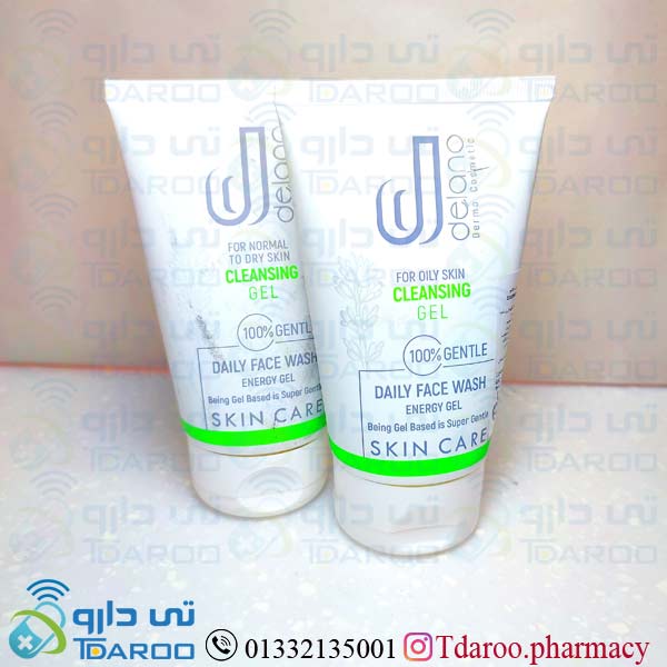 دلانو ژل شوینده پوست چرب/DELANO CLEANSING GEL FOR OILY SKIN/Gel/150ML