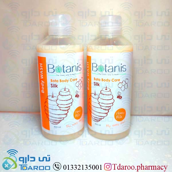 بوتانیس شامپو بدن کرمی نرم کنندها عسل/BOTANIS HONEY MILK BODY WASH/Shampoo/400ML