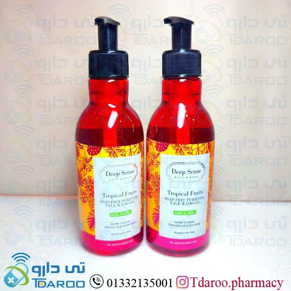 دیپ سنس ژل شستشوی صورت پوست خشک و معمولی/DEEP SENSE FACE WASH GEL DRY *NORMAL SKIN/Gel/250ML