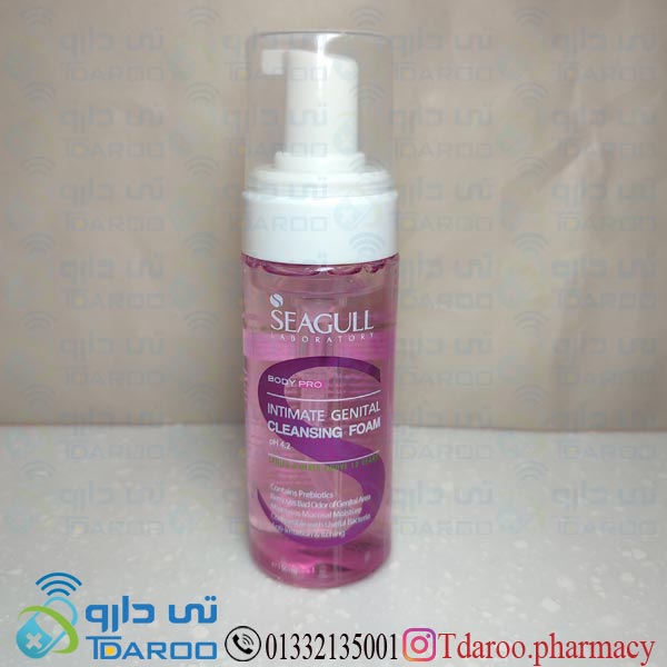 سی گل فوم بهداشتی بانوان PH 4.2/SEAGULL BODYPRO INTIME GENITAL CLEANSING FOAM PH 4.2/Foam/150ML