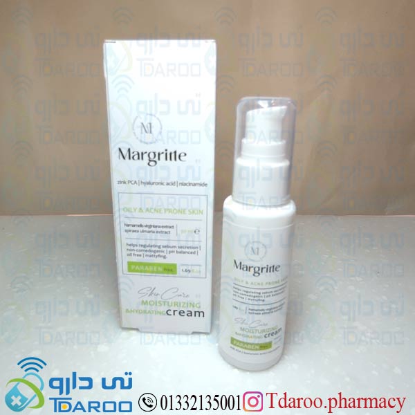 مارگریت کرم مرطوب کننده و آبرسان پوست چرب /MARGTITTE MOISTURIZING CREAM OILY SKIN/Cream