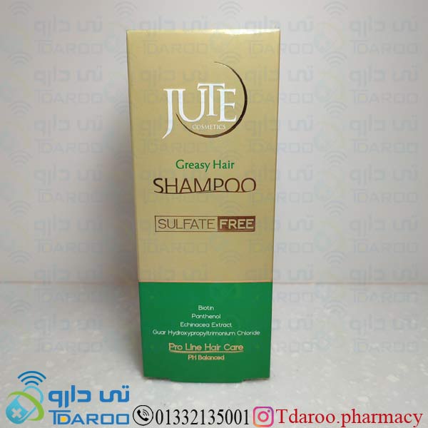 ژوت شامپو مو چرب/JUTE SHAMPOO FOR GREASY HAIR/Shampoo/330ML