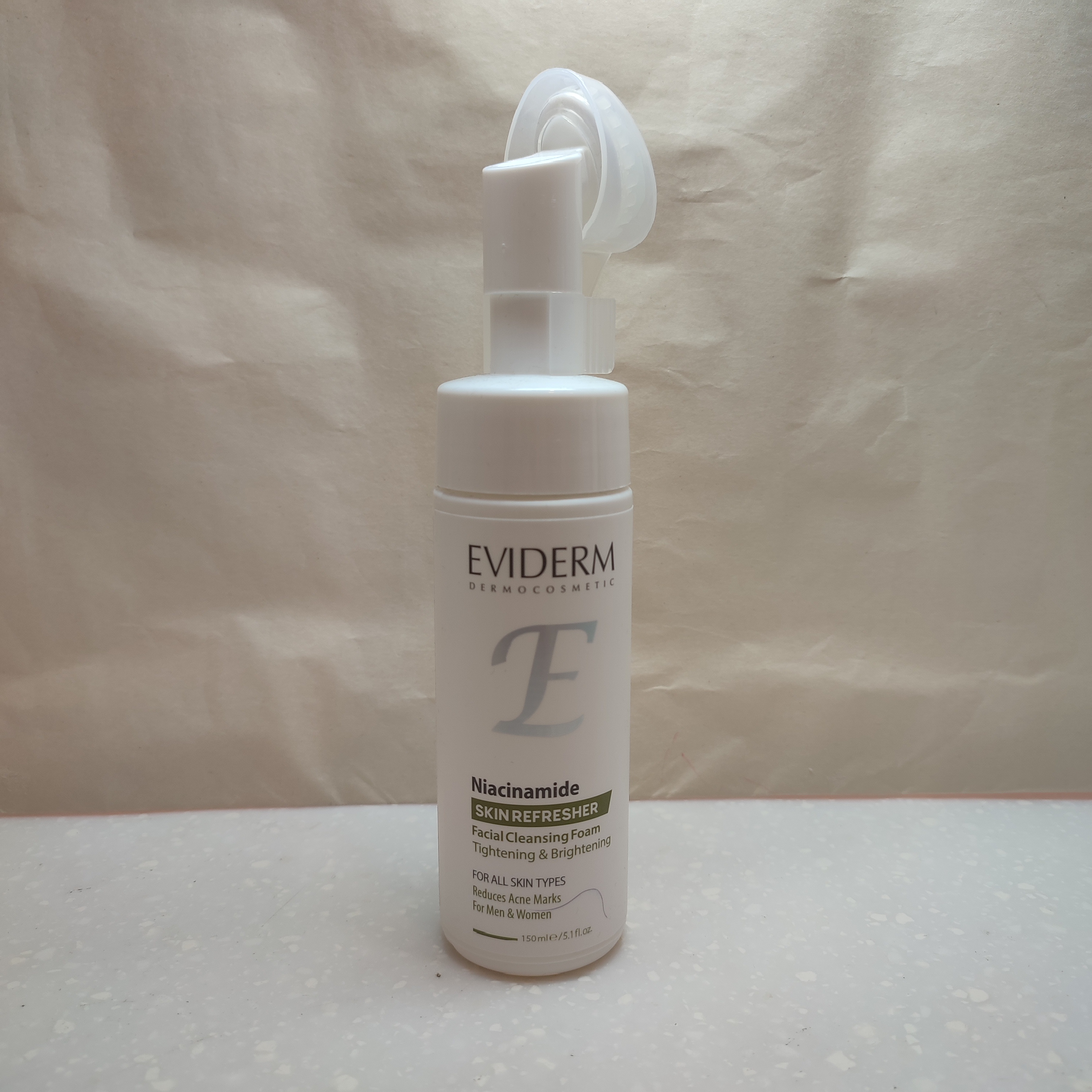 اویدرم  فوم شستشوی حاوی نیاسین آمید/ EVIDERM NIACINAIDE CLEANSING FOAM/Foam/150ML